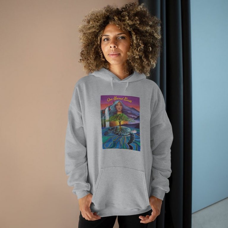 Our sacred earth adult hoodie